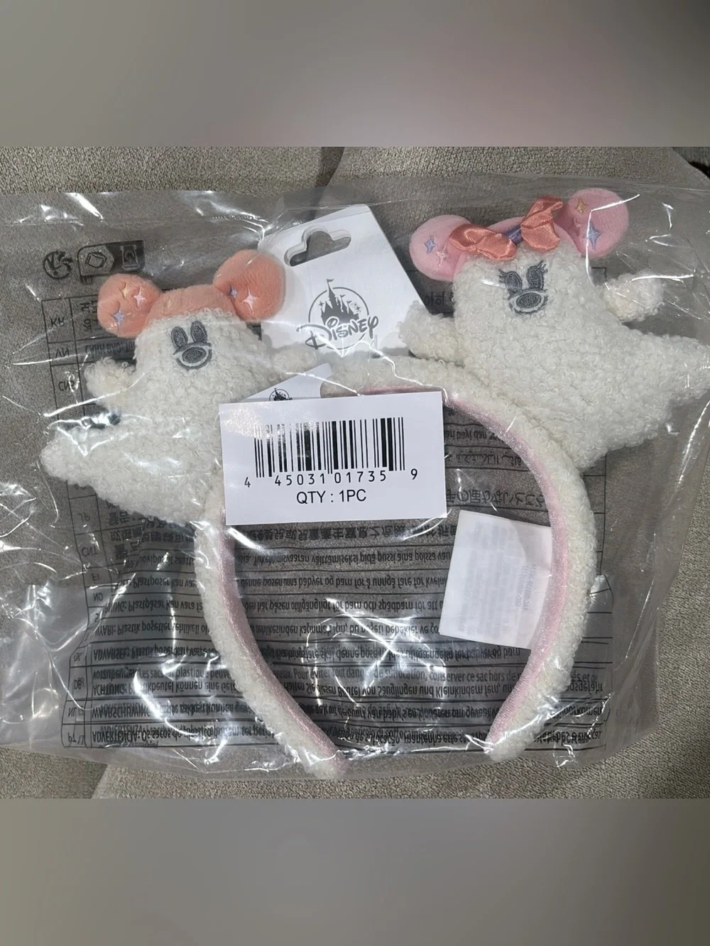 Disneyland Ghost Plush Ears 2026 Halloween Collection - NWT & Ready to Ship!!